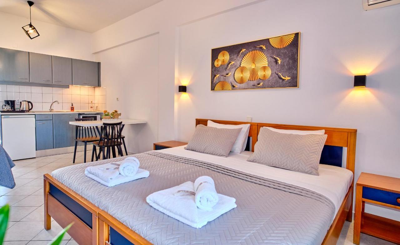 Logas Beach Studios Peroulades  Esterno foto