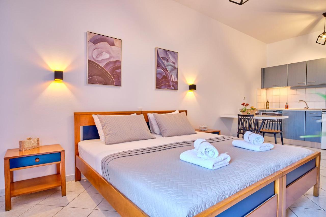 Logas Beach Studios Peroulades  Esterno foto