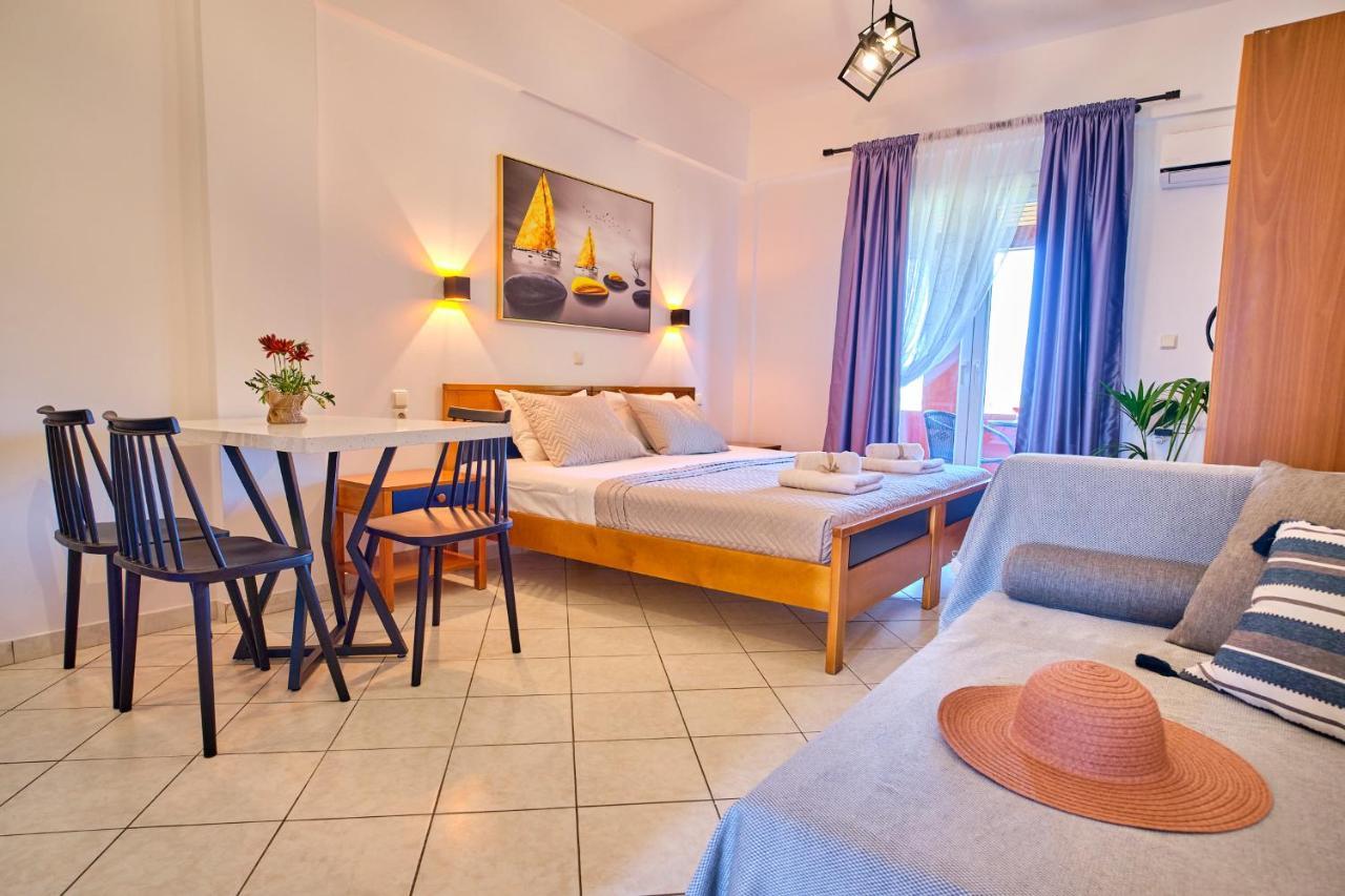 Logas Beach Studios Peroulades  Esterno foto