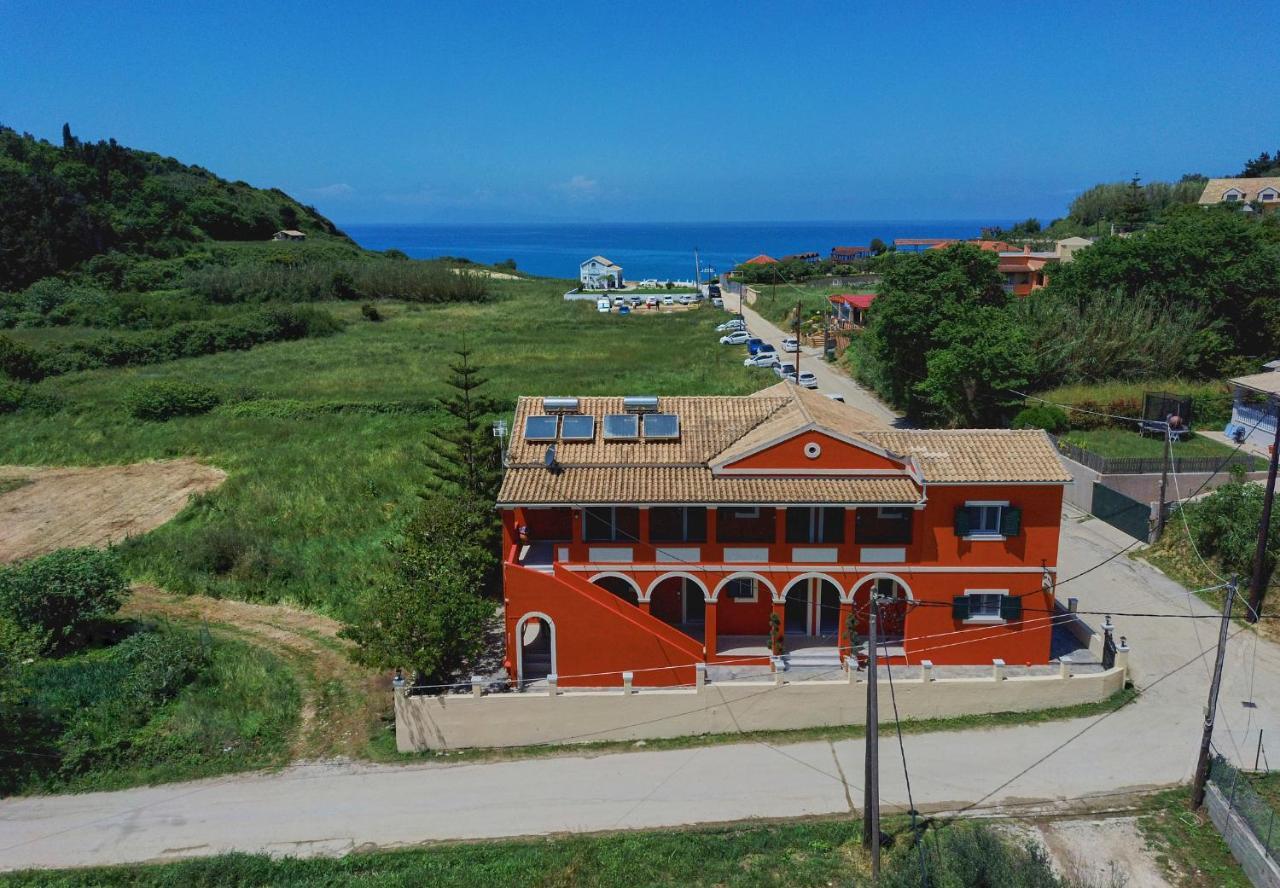 Logas Beach Studios Peroulades  Esterno foto