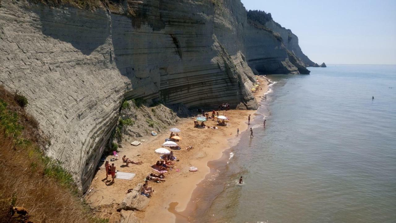 Logas Beach Studios Peroulades  Esterno foto